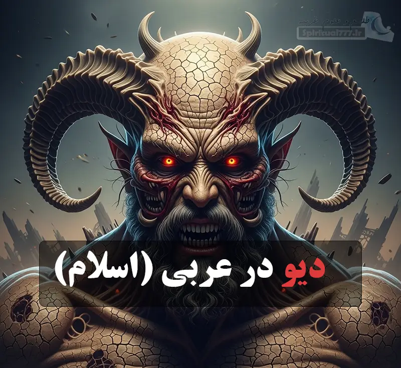 عکس دیو در عربی و مذهب اسلام