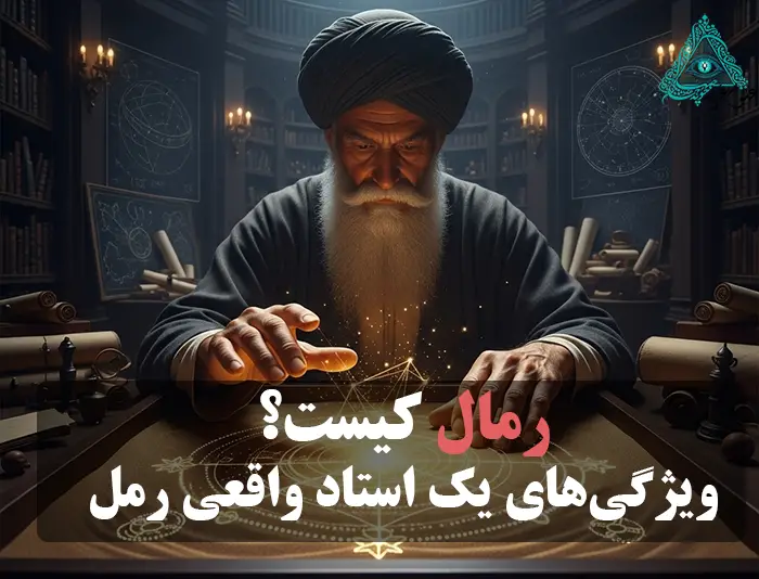 عکس با نوشته رمال کیست؟ ویژگیهای یک استاد واقعی رمل