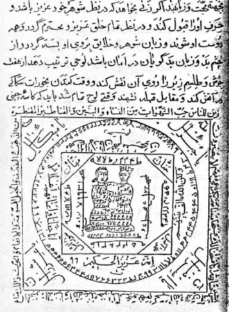 عکسی از نمونه طلسم محبت از کتاب طمطم هندی