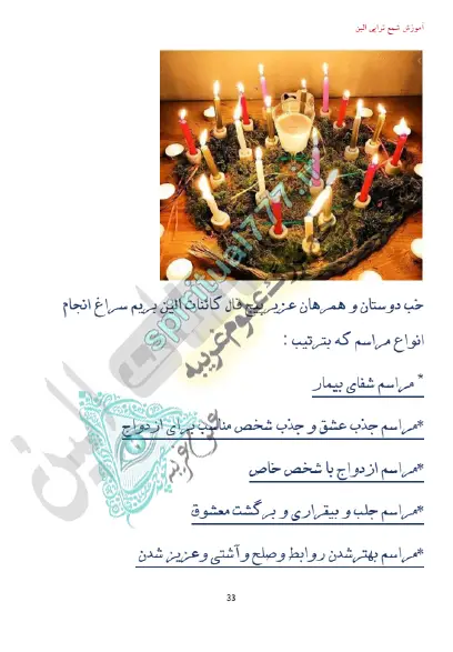 صفحه 33 کتاب شمع تراپی
