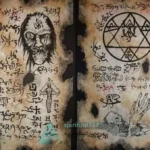 عکس نمونه طلسمات کتاب رستاخیز مردگان