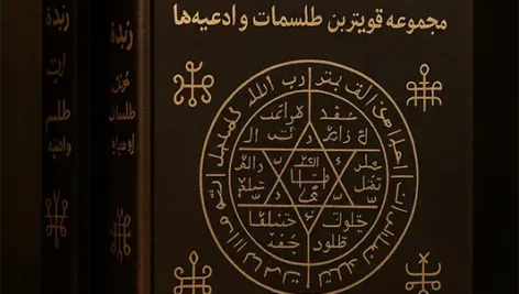 عکس جلد کتاب زبدة الطلسمات