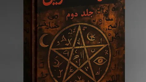 جلد کتاب کنز الساحرین جلد دوم