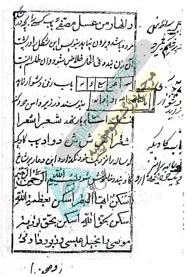 صفحه ای از کتاب مکاشف الاسرار
