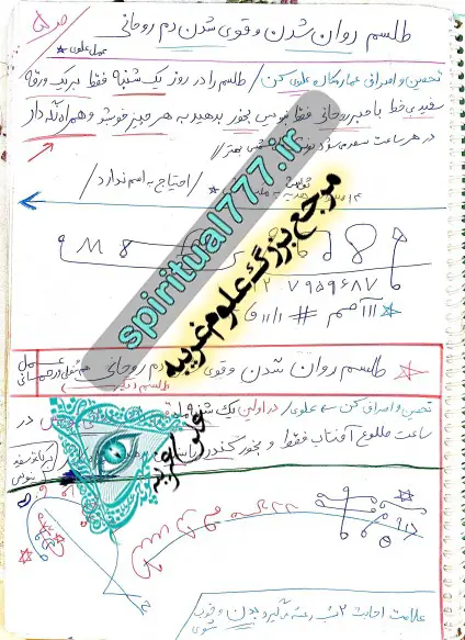 طلسم جهت روان شدن دم روحانی