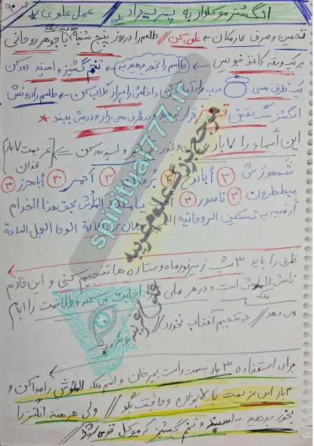 طلسم موکل دار کردن انگشتر