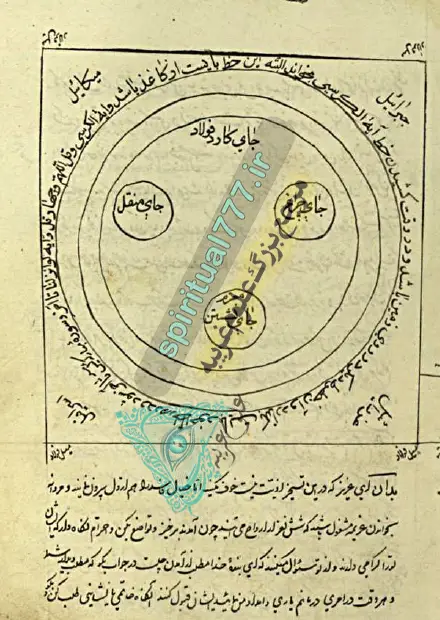 طلسمی از کتاب کنز الزمان برای حصار