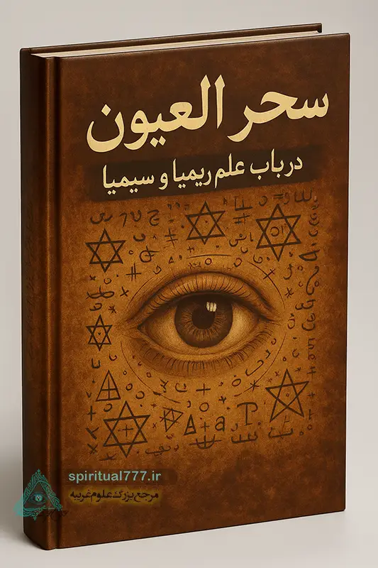 جلد کتاب سحر العیون در باب ریمیا و سیمیا