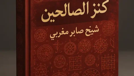 جلد کتاب کنز الصالحین شیخ صابر مغربی