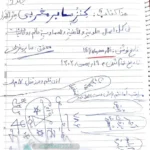 صفحه اول کتاب کنز الصابر مغربی