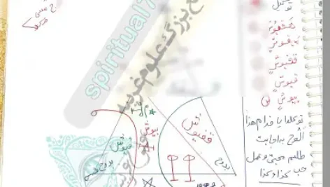 طلسم محبت بر روی لوح مسی